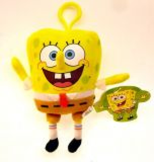 Sponge Bob  20 cm mit Etikett - Hobby Spiele - Ölsnitz