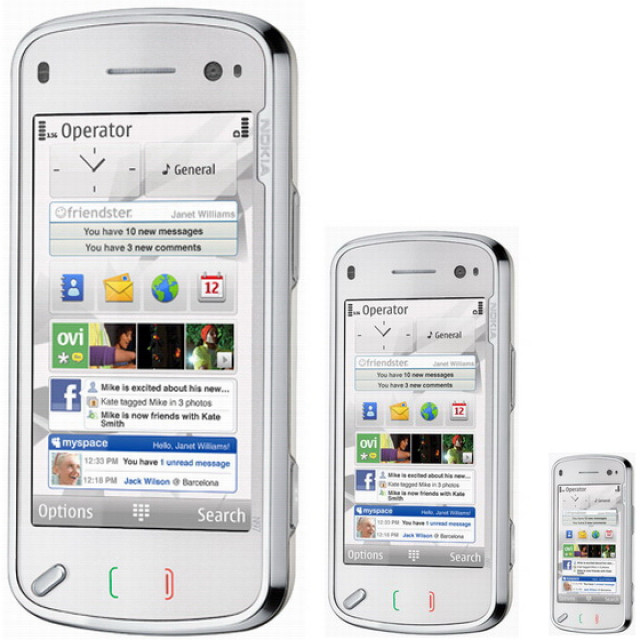 Nokia N97 32gb weiss mit Sygic Mobile kostenlos navigieren durch Deutschland,Öst - Kommunikation - Hanau