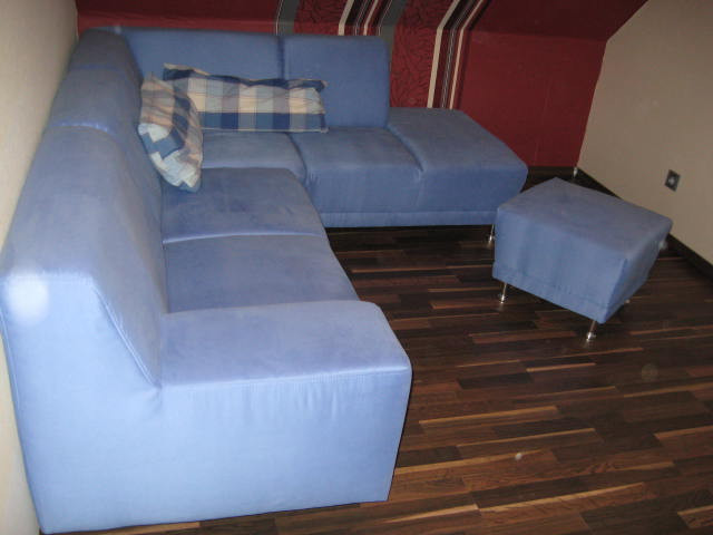 Couch, blau, Stoff, neuwertig, keine Kratzer+Macken, günstig zu verkaufen  - Moebel Haushalt - Haselünne