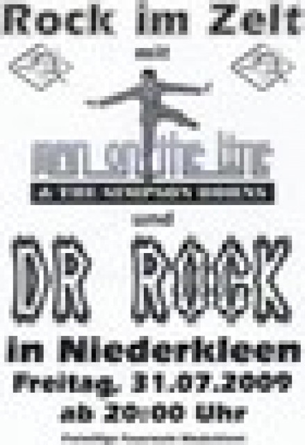 Rock im Zelt mit  Man On The Line  und  DR ROCK  in Niederkleen - Veranstaltungen Termine - Langgöns Niederkleen