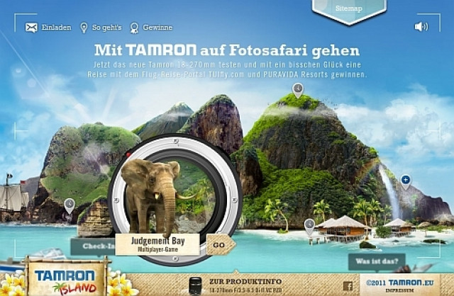Netzbewegung gewinnt mit Tamron Island erneut den FWA Award - Promotion Pressemitteilungen - Ettlingen