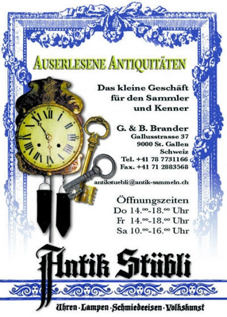 Antiquitäten für Sammler und Liebhaber - Sammlungen - St. Gallen
