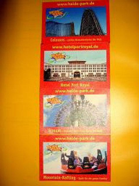 4 Eintrittskarten für den Heidepark Soltau - Eintrittskarten Tickets - Naumburg
