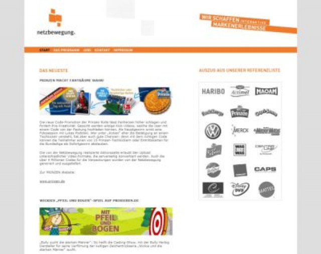 Netzbewegung - Agentur für interaktive Markenerlebnisse - weiter auf gesundem Wa - Promotion Pressemitteilungen - Ettlingen