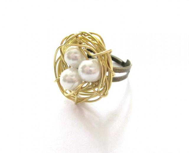 Vogelnest Ring - Kleidung Schmuck Accessoires - Dortmund