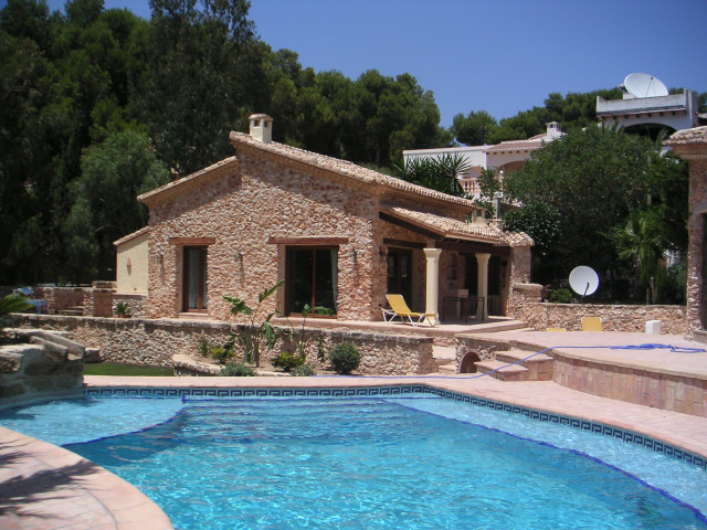 Finca direkt am Meer zu vermieten - Ferienwohnung Haus - Moraira