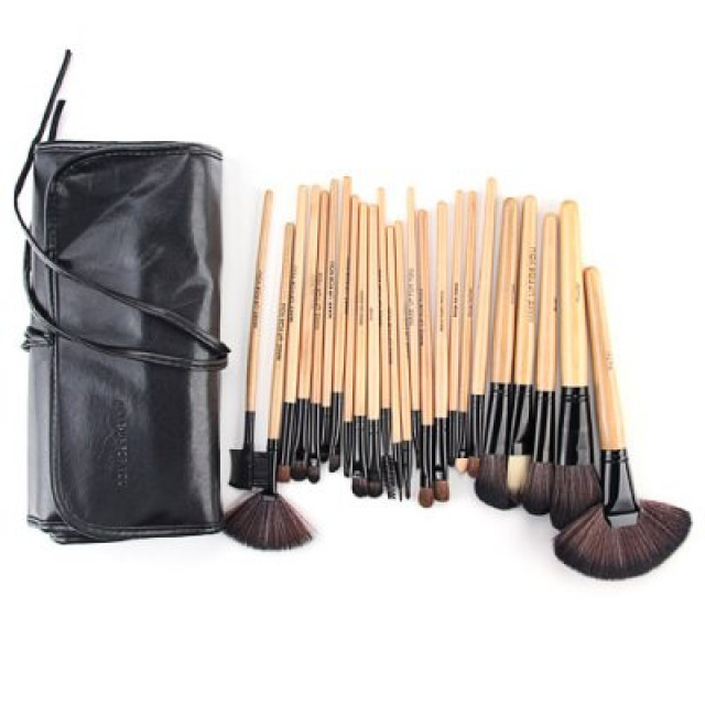 24tlg Kosmetik Pinselset Make Up Bürste - Hobby Spiele - Thun