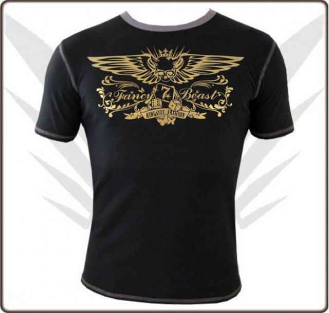 FancyBeast Shirt schwarz Clubwear - Kleidung Schmuck Accessoires - Hamburg