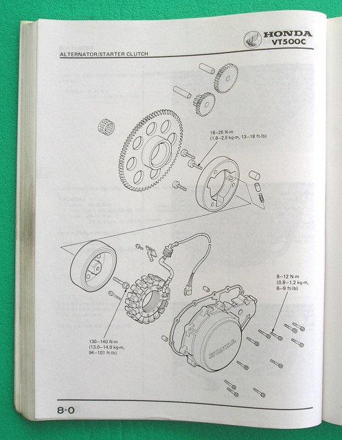Honda VT500 C (E) Werkstatthandbuch Reparaturanleitung - Motorraeder und Teile nach Marken - Taufkirchen