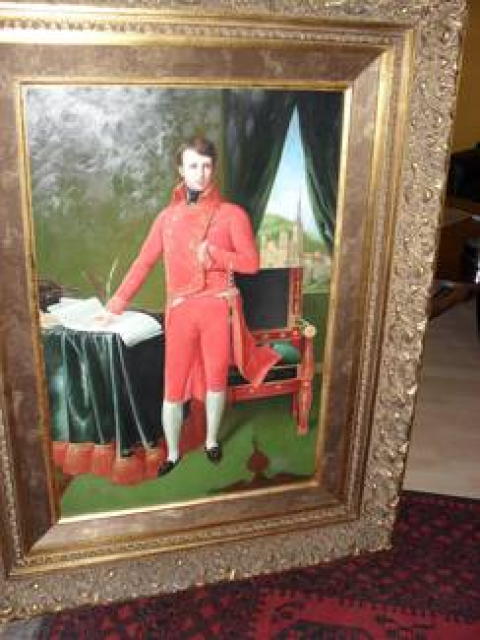 Gigantisches Ölgemälde, Napoleon als Konsul, gemalt v. ASHLEY: - Haushalt - Berlin