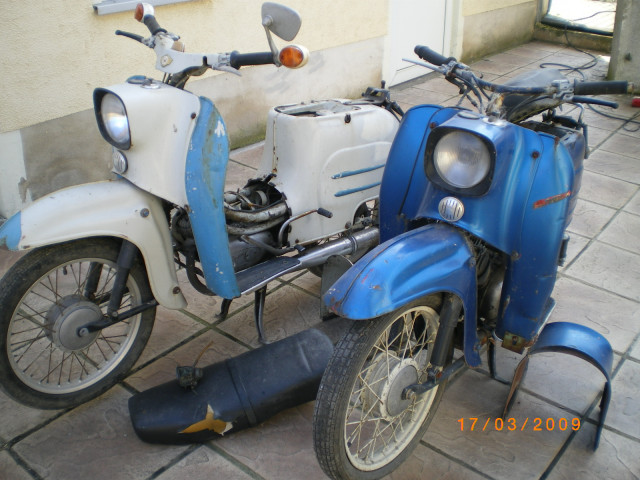 VERKAUFE 2 SIMSON SCHWALBE KR51/1K FÜR BASTLER - Motorraeder und Teile nach Marken - Steuden