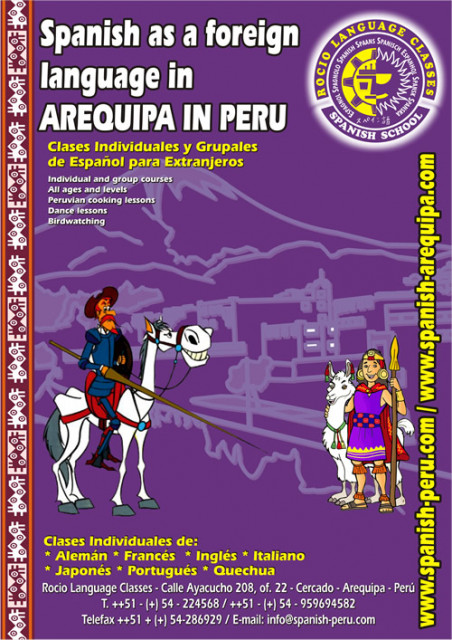 Spanisch lernen in Peru - Spanisch Schule in Arequipa - Lernen Lehren Lesen - BERLIN