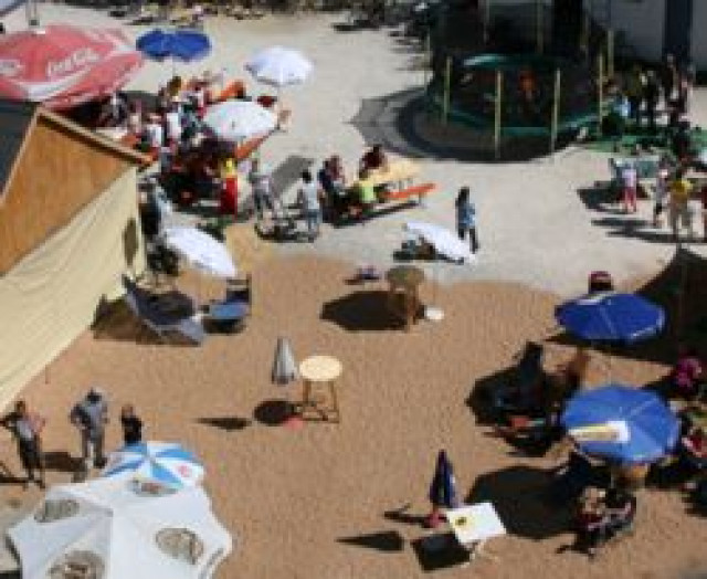 Biergarten Freizeitgelände im Steinbruch - Sport - Blaustein