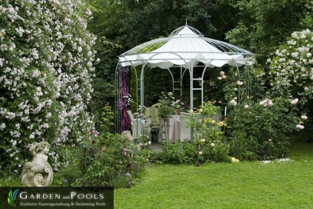 Massiver Rund Pavillon Metallpavillion Metalllaube Gartenpavillon - Handwerk Hausbau Garten - Stadhagen