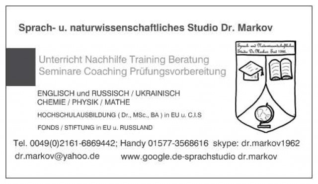 ENGLISCH und RUSSISCH, Mathe 3-5 Klasse - Lernen Lehren Lesen - Mönchnegladbach