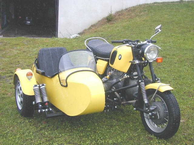 BMW R75/5 Gespann gelb 6900,-EUR - Motorraeder und Teile nach Marken - Am Bachfeld 7, Eiselfing