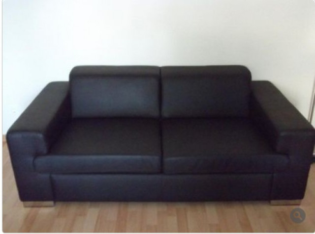 Neuwertiges 2-Sitzer Manhatten Einzelsofa mit Kunstleder Zappa moca - Moebel Haushalt - Wurzen