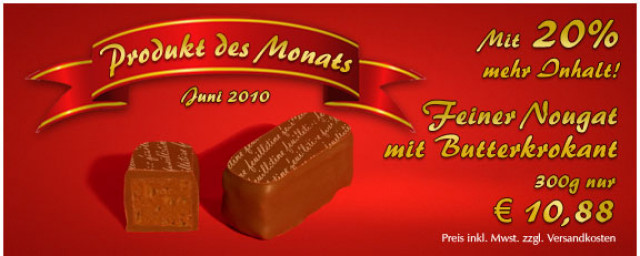 Feiner Nougat mit Butterkrokant - Essen Trinken Genuss - Braunschweig