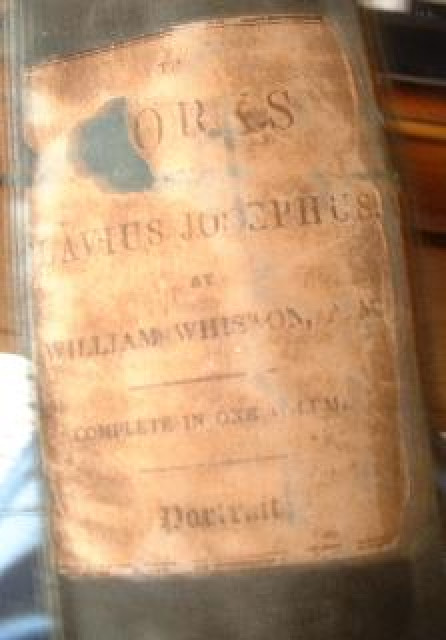 Altes Buch (BIBEL) von 1837, Flavius Josephus, 3 Dissertationen, mit 1 Stahlstic - Sammlungen - beckingen