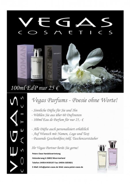 Vegas Parfums   Poesie ohne Worte! - Wellness Gesundheit - Moormerland