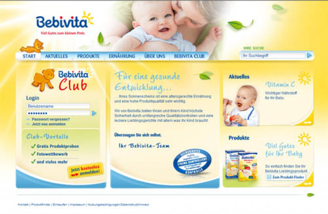 Gutes für Babys   Informatives für Muttis: Netzbewegung relauncht bebivita.de  - Promotion Pressemitteilungen - Ettlingen