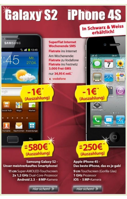 Smartphones mit Vertrag und Barauszahlung - Telekommunikation - Bad Soden