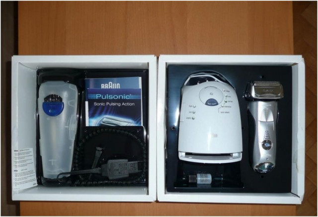 Braun Pulsonic Rasierer 9595 inkl Reinigungsstation - Wellness Gesundheit - Bremen