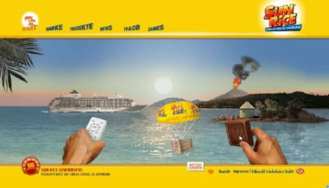 Netzbewegung bringt für die Marke SUN RICE das Web zum Wackeln - Promotion Pressemitteilungen - Ettlingen