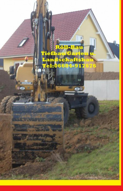 Röll-Bau Nüsttal Tiefbauarbeiten, Erdabau, Kanalbau,Pflasterarbeiten,Natursteina - Handwerk Hausbau Garten - Nüsttal