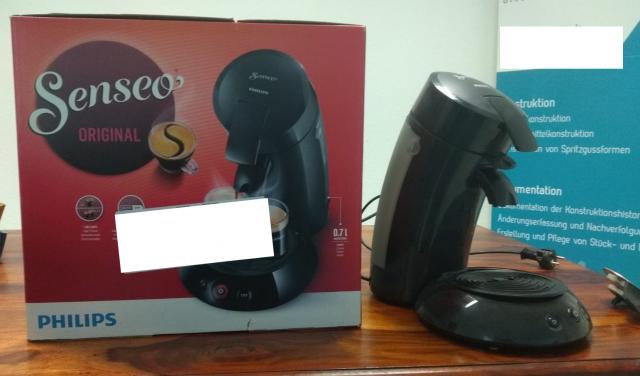 Senseo von Philips, Pad-Maschine + 88 Espresso Pads - wie NEU - Essen Trinken Genuss - Waldkraiburg