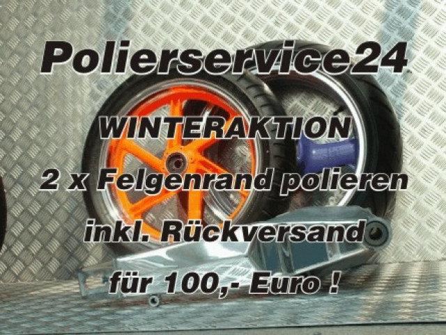 Motorradfelgen polieren - Motorrad Specials - cottbus