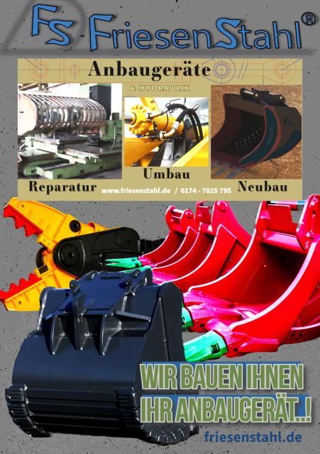 Reparatur von Baggerschaufel, Baggerlöffel, Tieflöffel und weitere Anbaugeräte - Nutzfahrzeuge - Emden