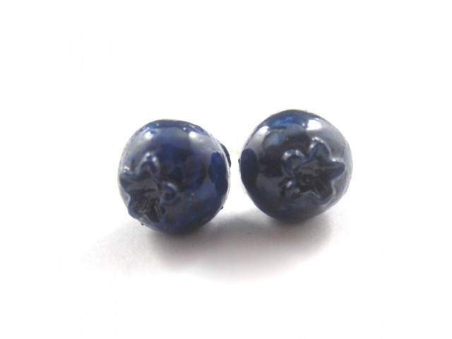 Blaubeer Ohrstecker - Kleidung Schmuck Accessoires - Dortmund