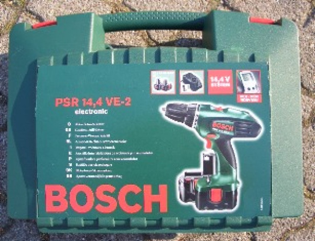 BOSCH Akku-Bohrschrauber PSR 14,4, VE-2, nur 84 Euro - Handwerk Hausbau Garten - Ludwigshafen