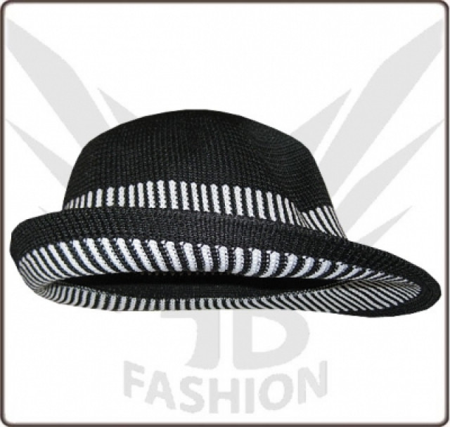 FB231 Schwarzer Clubwear Hut im Coolen Rockabilly Style  - Kleidung Schmuck Accessoires - Hamburg