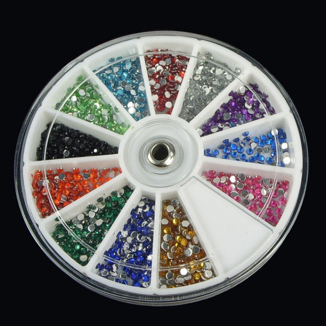 600 runde Strass stein+Rad - Wellness Gesundheit - Thun