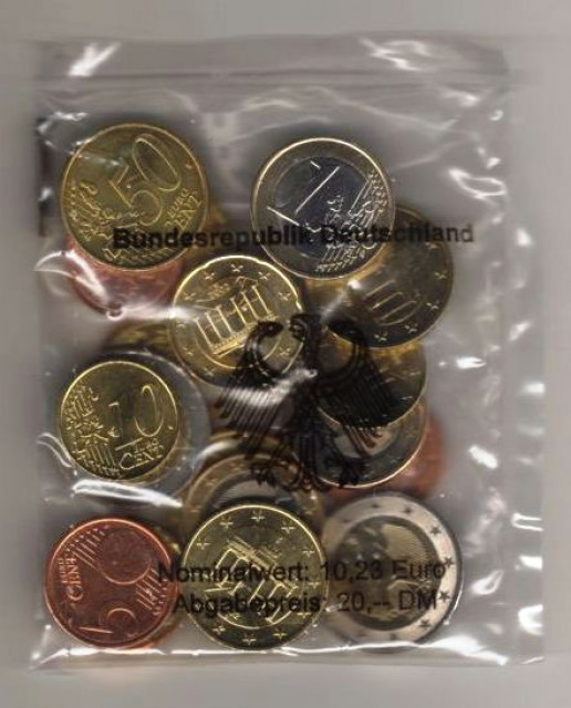 EURO Starterkit 2002 BRD  - Hobby Spiele - Solingen