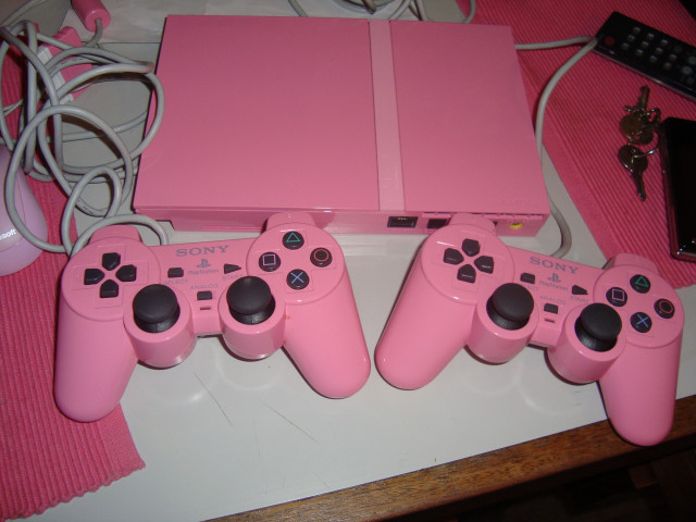 Playstation 2 Slimline Pink - Hobby Spiele - Giessen