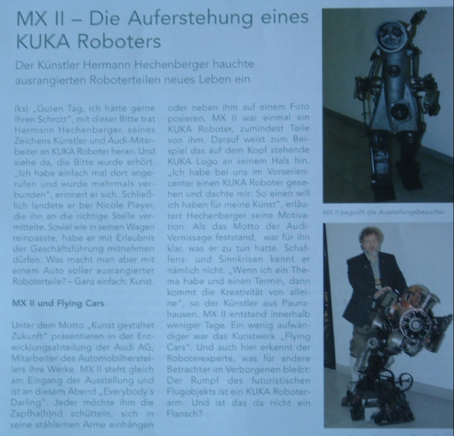 Roboterkunst - Promotion Pressemitteilungen - München