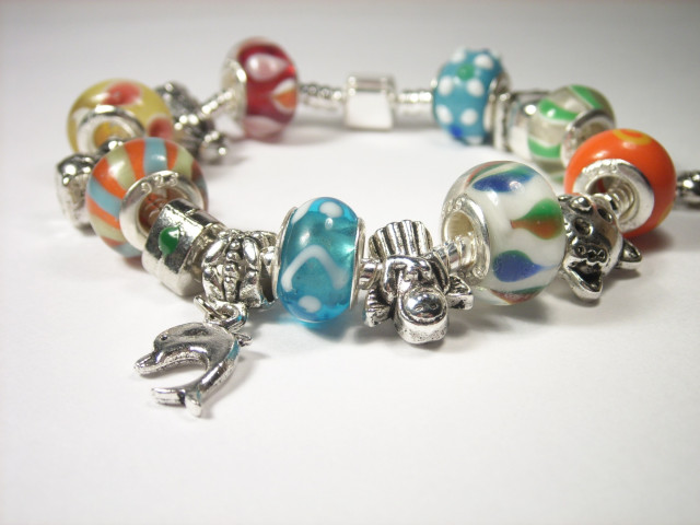 Neue günstige Armbänder mit Glasbeads und Silberstylebeads - Kleidung Schmuck Accessoires - Oldenburg