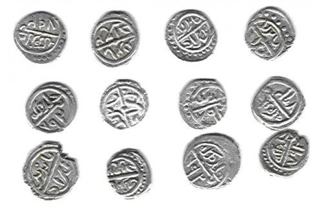 Ottomanische silber Münzen Sammlung.