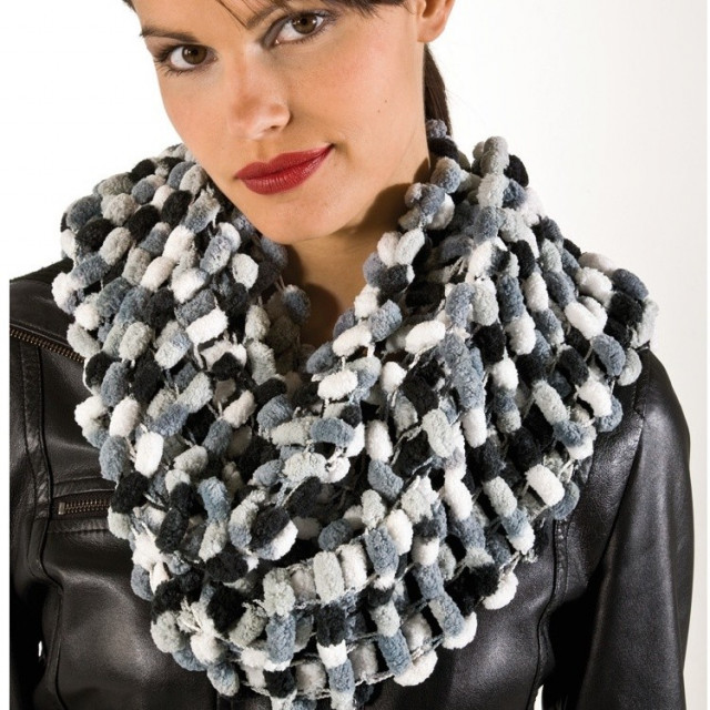Strickkurs Pompon-/Noppenwolle - trendy Schal total einfach! - Hobby Spiele - Kirchheim