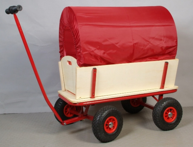 BOLLERWAGEN mit PLANE und Kindersitz schottenpenny günstig - Promotion Pressemitteilungen - Essen