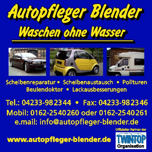 Selbständige Fahrzeugpfleger Bundesweit gesucht !! - Stellenmarkt - Blender