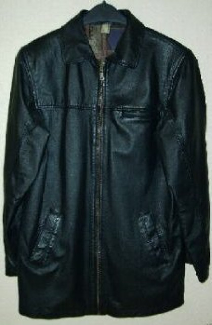 ECHTE SCHWARZE LEDERJACKE - Kleidung Schmuck Accessoires - Herford