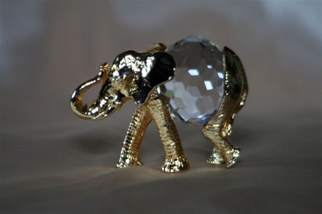 Kristallfiguren mit Goldauflage - Kleidung Schmuck Accessoires - Marianske Lazne