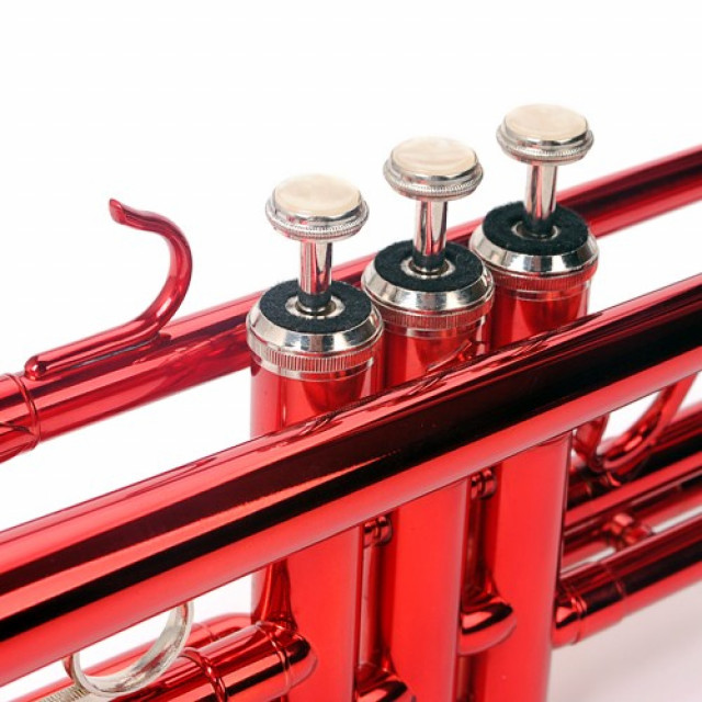 Bb Trompete mit Koffer rot - Musik - Thun
