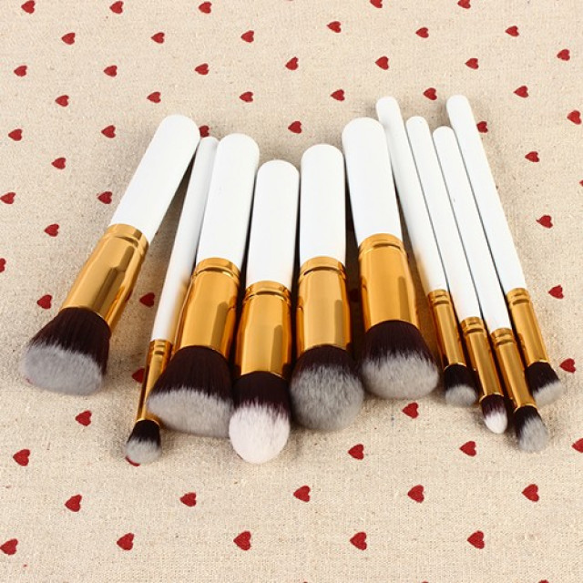 Kosmetik make-up Pinsel Set 10 - Hobby Spiele - Thun