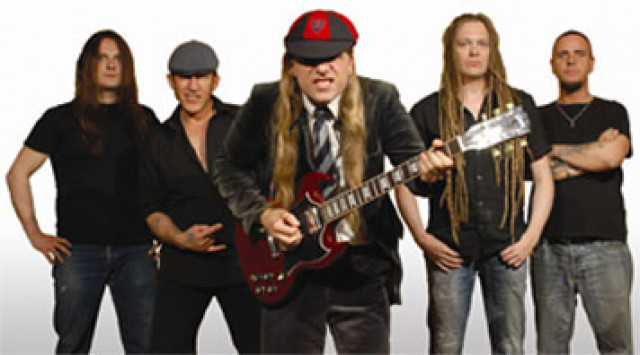ACDC Show mit Riff Raff  Support Rabies Quiff - Promotion Pressemitteilungen - Bocholt