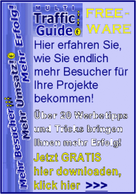 Freewareprogramm für mehr Besucher - Werbetipps, Werbewege - Promotion Pressemitteilungen - Allendorf